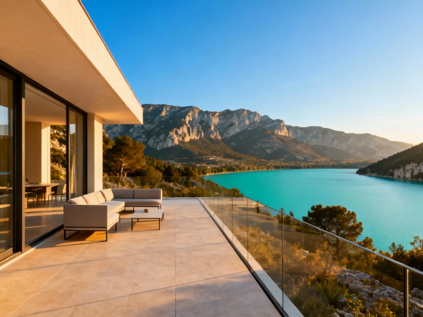 Vue panoramique sur le lac de Sainte-Croix - Bien premium du Verdon